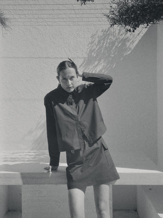 Classic Shacket _ Navy