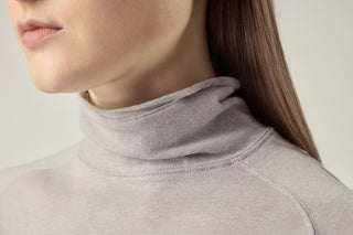 Soft High-neck _ Muted Taupe