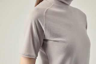 Soft High-neck _ Muted Taupe