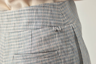 Tailored Check Shorts