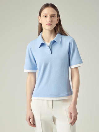 Waffle Top _ Frosted Blue