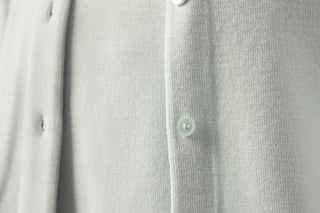Classic Crewneck Cardigan _ Misty Sage