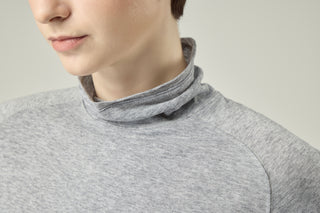 Soft High-neck _ Soft Marl Grey