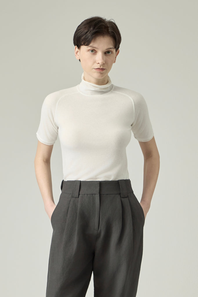 Soft High-neck _ Off White