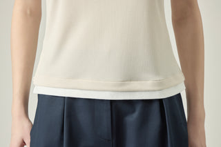 Waffle Top _ Sand Beige