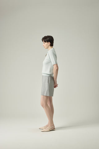 Tailored Check Shorts