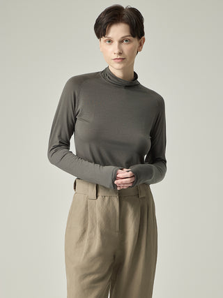 Essential High-neck _ Charcoal