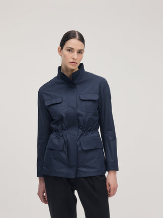 Structured Utility Jacket _ Navy