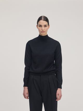 Back Panel Knit _ Black