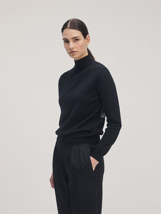 Back Panel Knit _ Black