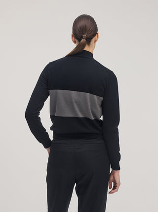 Back Panel Knit _ Black