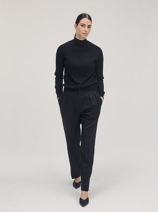 Back Panel Knit _ Black