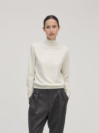 Back Panel Knit _ Cream