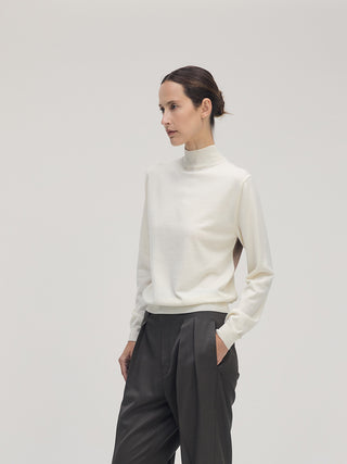 Back Panel Knit _ Cream