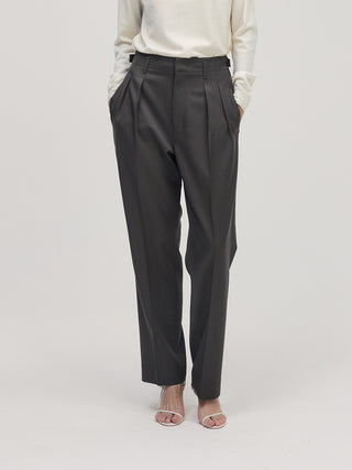 Wool Trousers _ Ash Brown