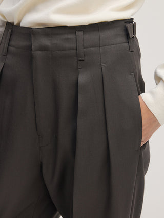 Wool Trousers _ Ash Brown