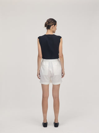 Linen Shorts _ Off-white
