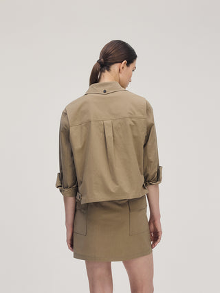 Classic Shacket _ Khaki