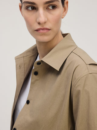 Classic Shacket _ Khaki