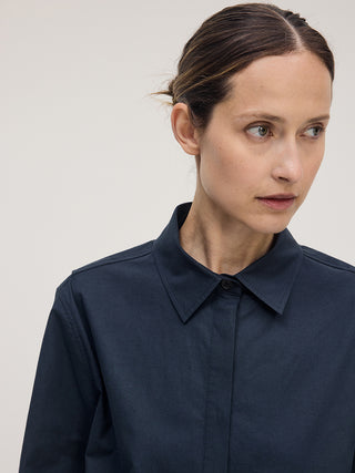 Classic Shacket _ Navy