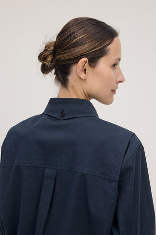 Classic Shacket _ Navy