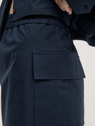 Waistband Skort _ Navy