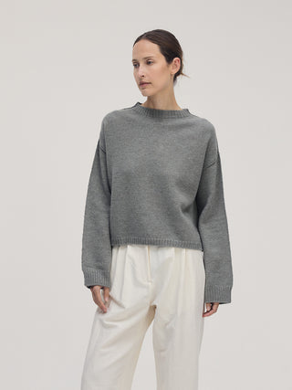 Crewneck Knit _ Ash Sage