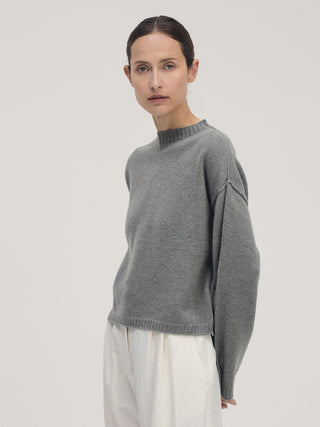 Crewneck Knit _ Ash Sage