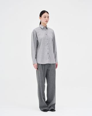Two Tucks Trousers _ Mid Grey