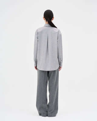 Two Tucks Trousers _ Mid Grey