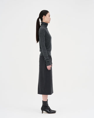 H-line Skirt _ Mid Grey