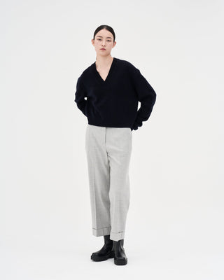 Straight Fit Trousers _ Cool Grey