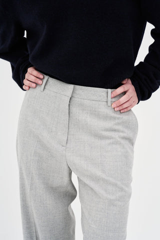Straight Fit Trousers _ Cool Grey