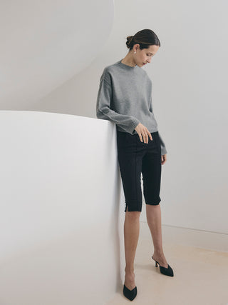 Crewneck Knit _ Ash Sage