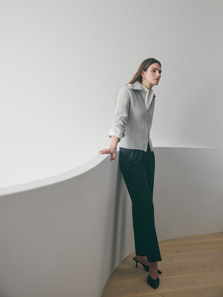 Wool Trousers _ Black