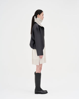 Banding Bomber Jacket _ INK Grey