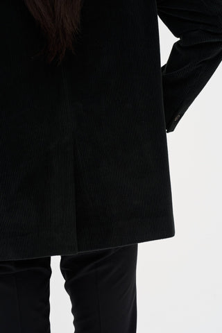 Corduroy Blazer _ Deep Green