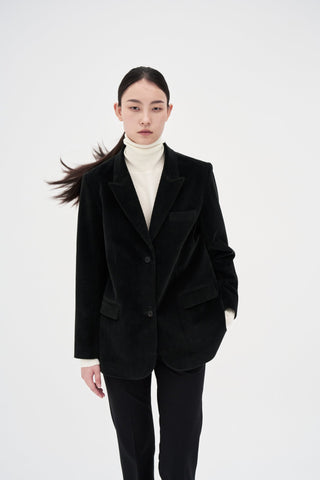 Corduroy Blazer _ Deep Green