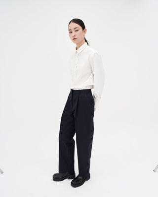 Cotton Pants _ Navy
