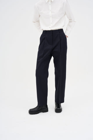 Cotton Pants _ Navy