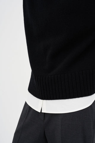 Turtleneck Vest _ Black