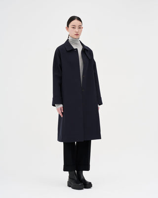 Cotton Trench Coat _ Midnight Navy
