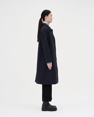 Cotton Trench Coat _ Midnight Navy
