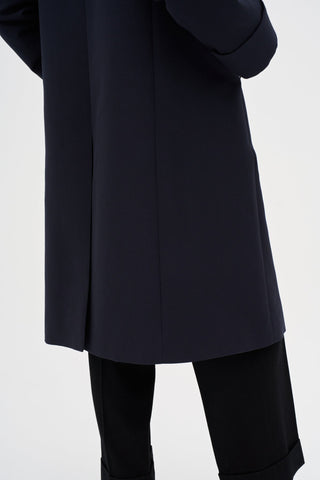 Cotton Trench Coat _ Midnight Navy