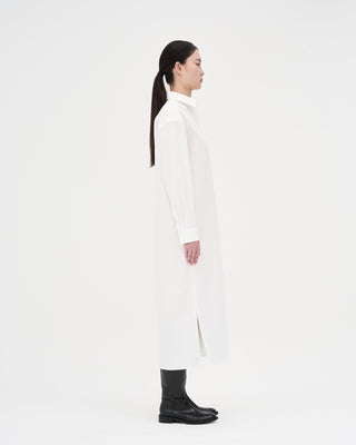 Cotton Shirt Dress _ White