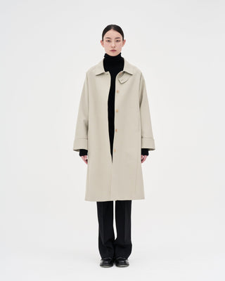 Cotton Trench Coat _ Light Taupe