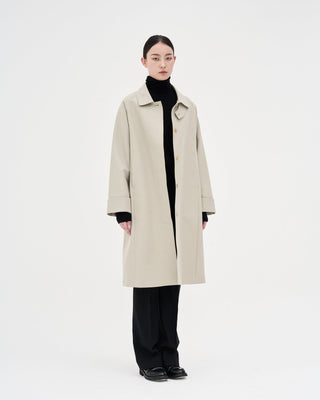 Cotton Trench Coat _ Light Taupe
