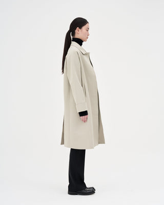 Cotton Trench Coat _ Light Taupe