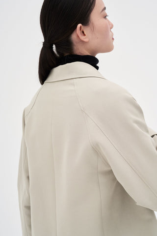 Cotton Trench Coat _ Light Taupe