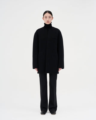 Knit Coat _ Black